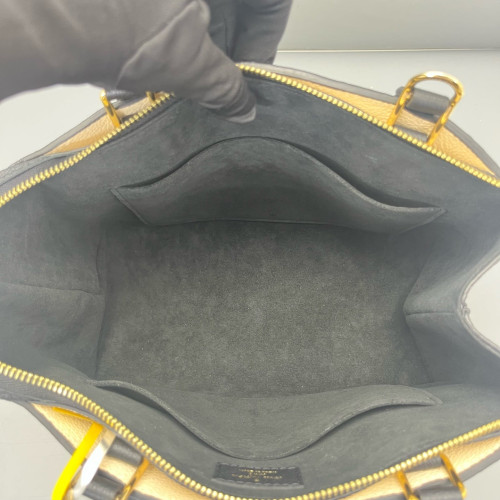 Louis Vuitton Petit Palais Monogram Empreinte Giant Black White