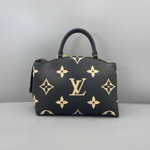 Louis Vuitton Petit Palais Monogram Empreinte Giant Black White