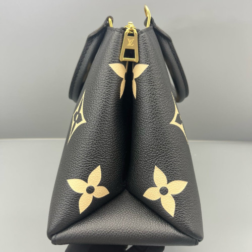 Louis Vuitton Petit Palais Monogram Empreinte Giant Black White