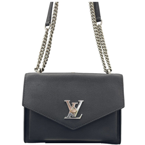 Louis Vuitton Mylockme Chain Bag BB Calfskin Black