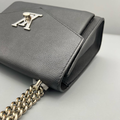 Louis Vuitton Mylockme Chain Bag BB Calfskin Black