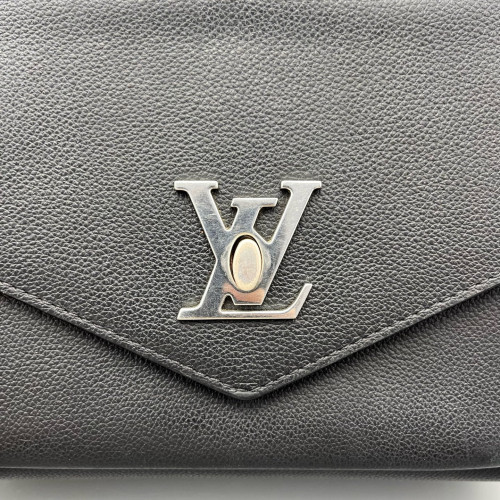 Louis Vuitton Mylockme Chain Bag BB Calfskin Black