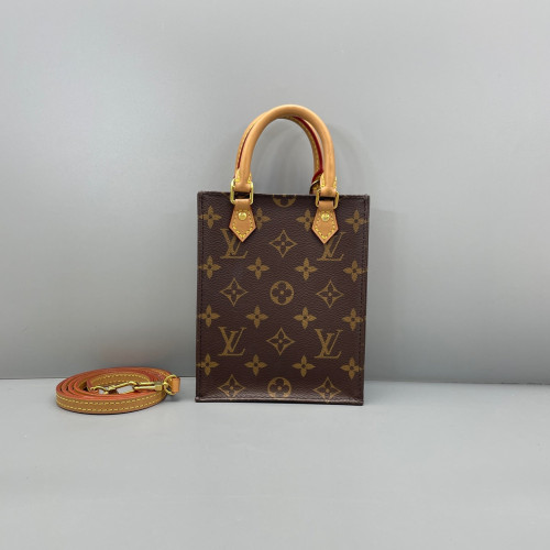 Louis Vuitton Petite Sac Plat Monogram Brown