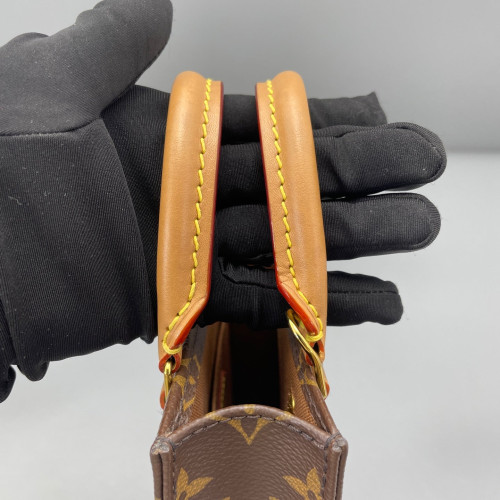 Louis Vuitton Petite Sac Plat Monogram Brown