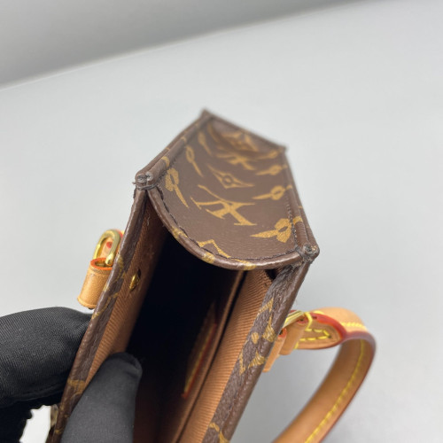 Louis Vuitton Petite Sac Plat Monogram Brown