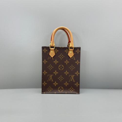 Louis Vuitton Petite Sac Plat Monogram Brown