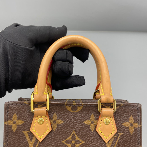 Louis Vuitton Petite Sac Plat Monogram Brown