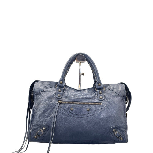 Balenciaga Medium City Arena Lambskin Dark Blue