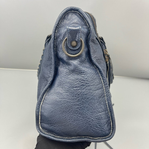 Balenciaga Medium City Arena Lambskin Dark Blue