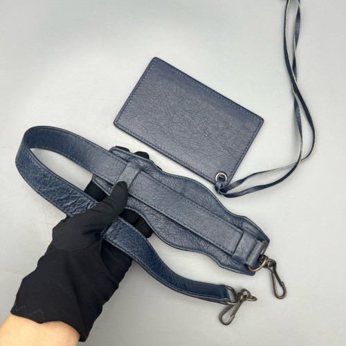 Balenciaga Medium City Arena Lambskin Dark Blue