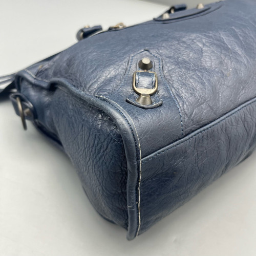 Balenciaga Medium City Arena Lambskin Dark Blue