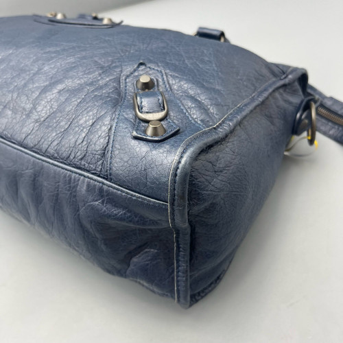 Balenciaga Medium City Arena Lambskin Dark Blue
