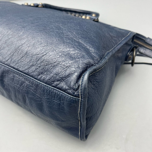 Balenciaga Medium City Arena Lambskin Dark Blue