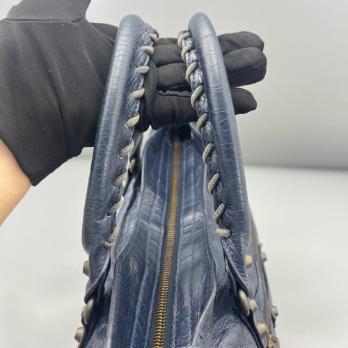 Balenciaga Medium City Arena Lambskin Dark Blue