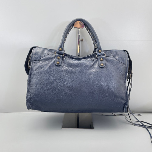 Balenciaga Medium City Arena Lambskin Dark Blue