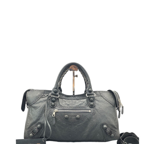 Balenciaga Medium City Arena Lambskin Grey