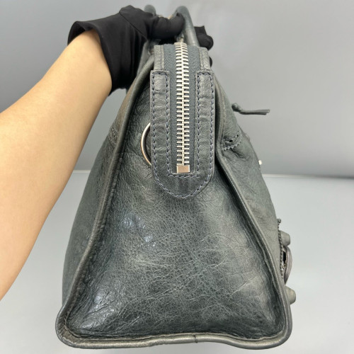 Balenciaga Medium City Arena Lambskin Grey
