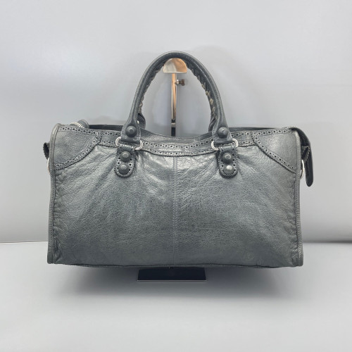 Balenciaga Medium City Arena Lambskin Grey