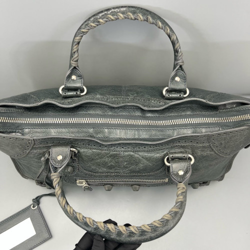 Balenciaga Medium City Arena Lambskin Grey
