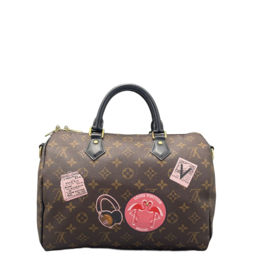 Louis Vuitton Speedy Bandouliere 30 Monogram Brown