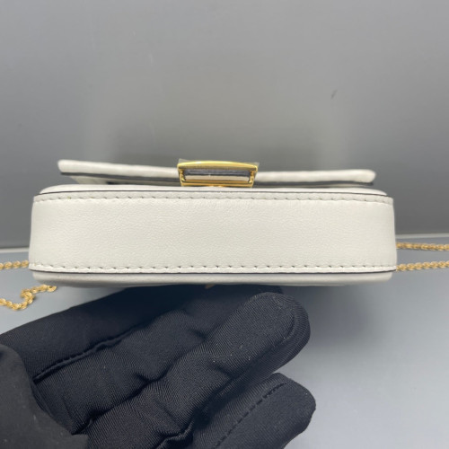 Fendi Wallet On Chain WOC Woven Zucca White Black