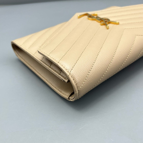 Yves Saint Laurent Clutch Caviar Nude Pink