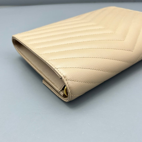 Yves Saint Laurent Clutch Caviar Nude Pink