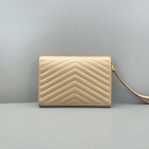 Yves Saint Laurent Clutch Caviar Nude Pink