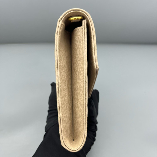 Yves Saint Laurent Clutch Caviar Nude Pink