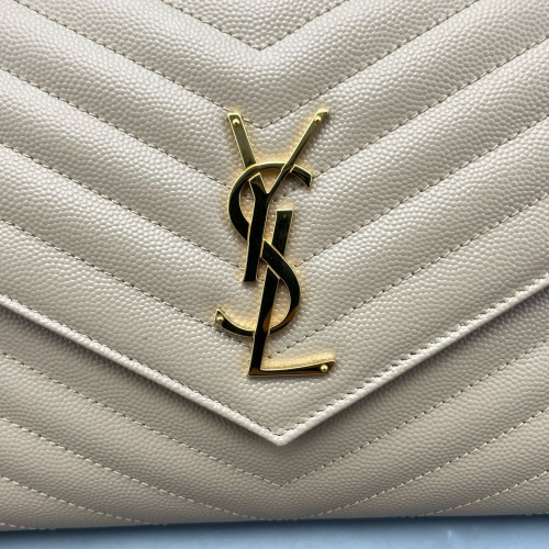 Yves Saint Laurent Clutch Caviar Nude Pink