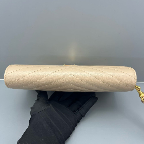 Yves Saint Laurent Clutch Caviar Nude Pink