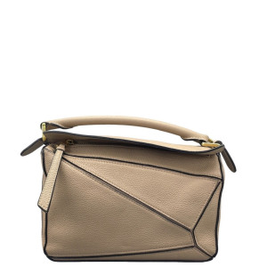 Loewe Small Puzzle Calfskin Beige Sahara