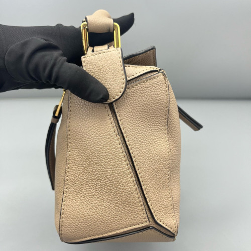 Loewe Small Puzzle Calfskin Beige Sahara