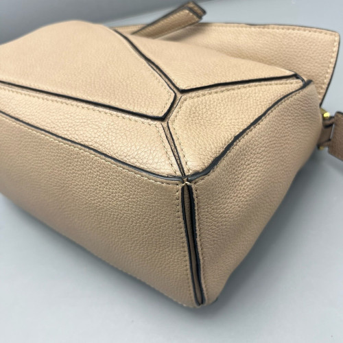 Loewe Small Puzzle Calfskin Beige Sahara