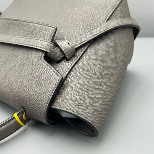 Celine Micro Belt Bag Saffiano Calfskin Grey Celine Micro Belt Bag Saffiano Calfskin Grey