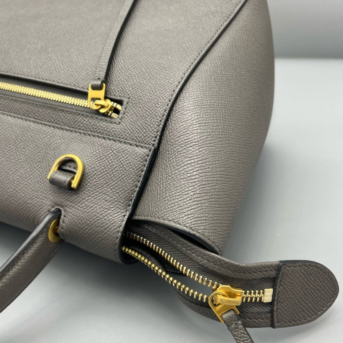 Celine Micro Belt Bag Saffiano Calfskin Grey Celine Micro Belt Bag Saffiano Calfskin Grey