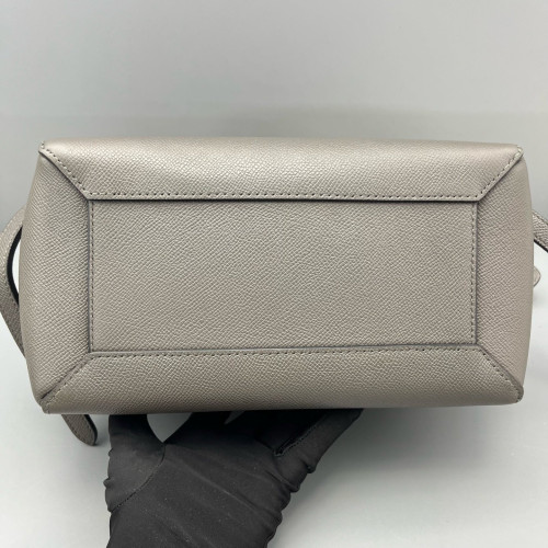 Celine Micro Belt Bag Saffiano Calfskin Grey Celine Micro Belt Bag Saffiano Calfskin Grey