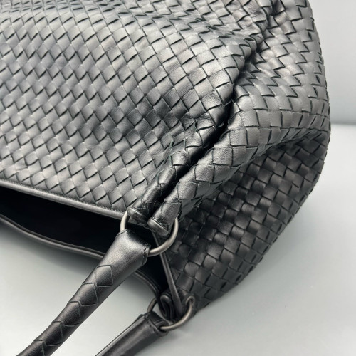 Bottega Veneta Tote Bag Lambskin Intrecciato Nappa Black Bottega Veneta Tote Bag Lambskin Intrecciato Nappa Black