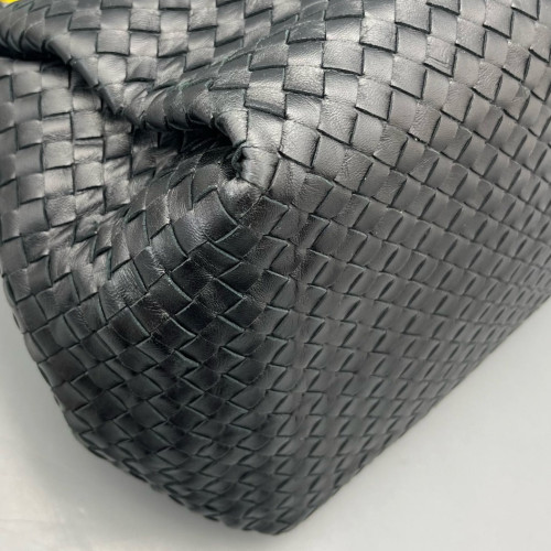 Bottega Veneta Tote Bag Lambskin Intrecciato Nappa Black Bottega Veneta Tote Bag Lambskin Intrecciato Nappa Black
