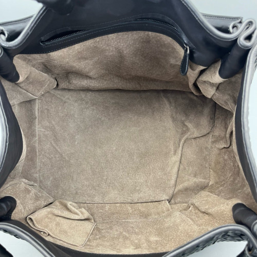 Bottega Veneta Tote Bag Lambskin Intrecciato Nappa Black Bottega Veneta Tote Bag Lambskin Intrecciato Nappa Black