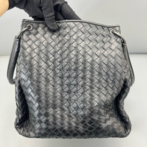 Bottega Veneta Tote Bag Lambskin Intrecciato Nappa Black Bottega Veneta Tote Bag Lambskin Intrecciato Nappa Black