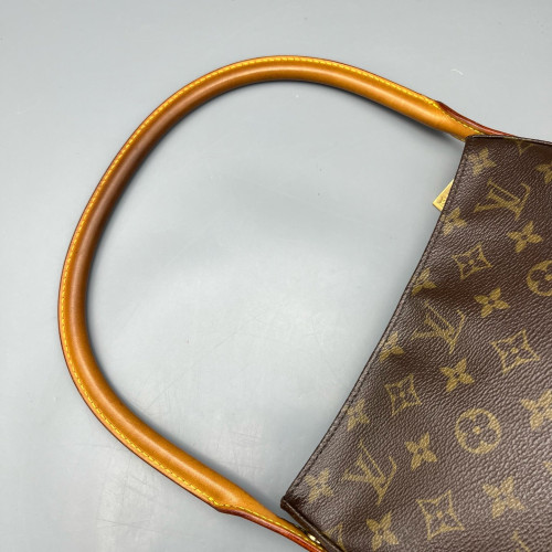 Louis Vuitton Looping MM Monogram Dark Brown Light Brown