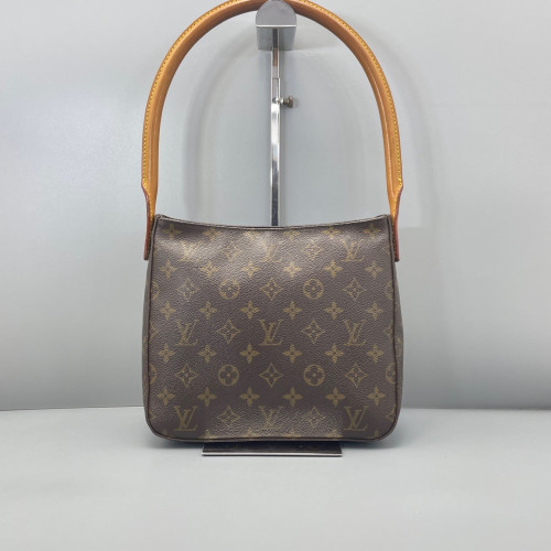 Louis Vuitton Looping MM Monogram Dark Brown Light Brown