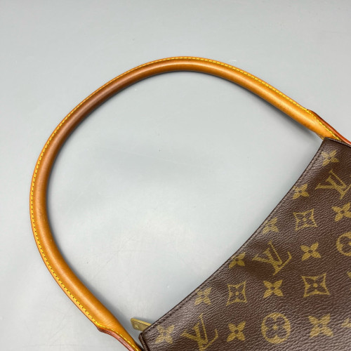 Louis Vuitton Looping MM Monogram Dark Brown Light Brown
