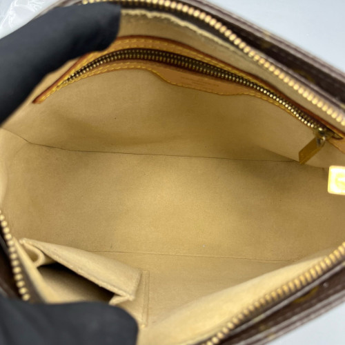 Louis Vuitton Looping MM Monogram Dark Brown Light Brown