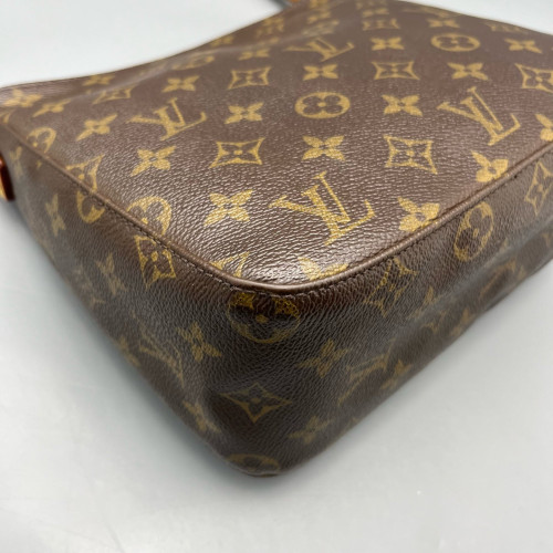 Louis Vuitton Looping MM Monogram Dark Brown Light Brown