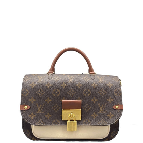 Louis Vuitton Marignan Monogram Calfskin Dark Brown Light Brown White Louis Vuitton Marignan Monogram Calfskin Dark Brown Light Brown White