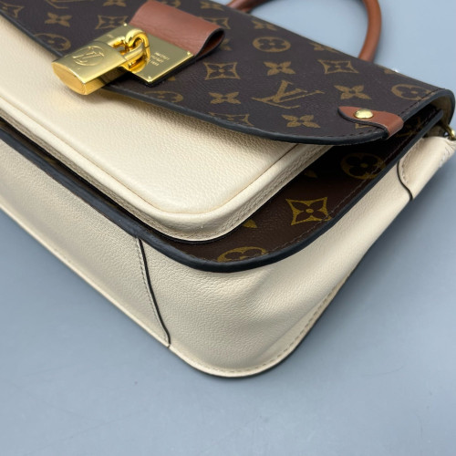Louis Vuitton Marignan Monogram Calfskin Dark Brown Light Brown White Louis Vuitton Marignan Monogram Calfskin Dark Brown Light Brown White
