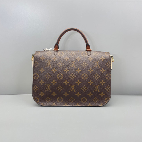 Louis Vuitton Marignan Monogram Calfskin Dark Brown Light Brown White Louis Vuitton Marignan Monogram Calfskin Dark Brown Light Brown White