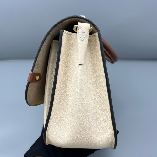Louis Vuitton Marignan Monogram Calfskin Dark Brown Light Brown White Louis Vuitton Marignan Monogram Calfskin Dark Brown Light Brown White